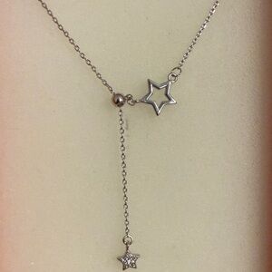 Dazzling Silver S925 Star Women Silver elegant Necklace | New !